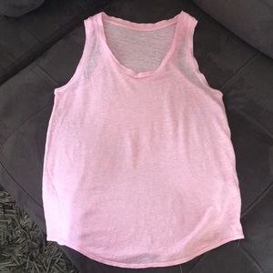 J crew linen tank top